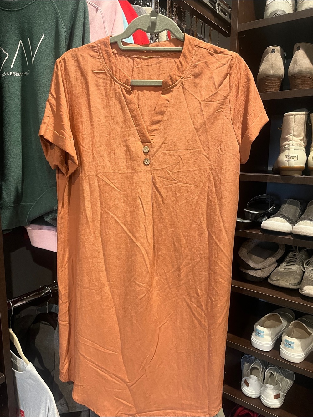 Cute burnt orange dress